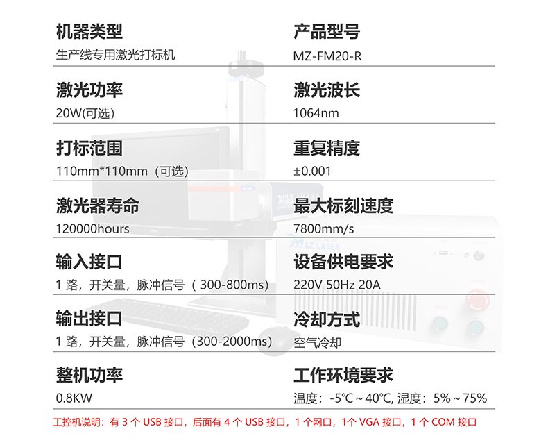 生產(chǎn)線配套激光打標(biāo)機(jī)(圖5)